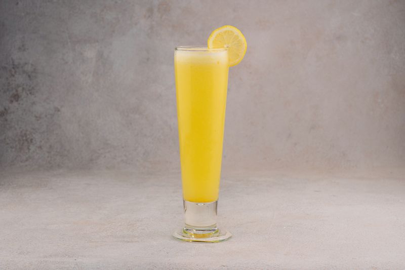 Fresh-squeezed lemonade with mint leaves